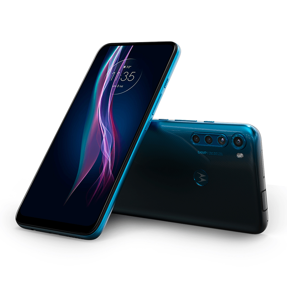 Motorola One Fusion+ 128GB 4GB Azul Safira Android image number 4